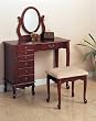 Vanity Table Set in Cherry - Coaster