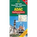 ADAC RadTourenKarte 33. Odenwald, Bergstra�e, Heidelberg. 1 : 75 000