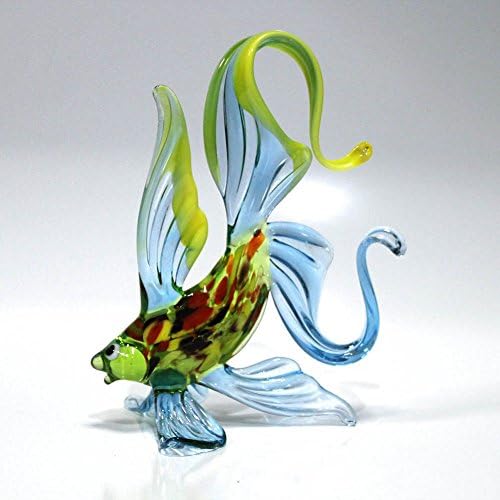 Big Glass Figurine "Fish" Russian Handmade