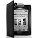 EasyAcc Schwarz Leder Schutzhülle Tasche(Case Cover) mit Licht für Amazon Kindle Touch Wi-Fi, Kindle Touch 3G 6 "E Ink Touch Screen Display Reader (Black, PU Leather, Led Light)