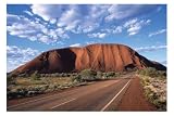 Australia - Uluru - Ayres Rock - Plakat Poster Bilder
