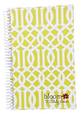 2013-2014 bloom Academic Year Daily Day Planner Fashion Organizer Agenda August 2013 Through July 2014 Avocado Trellis