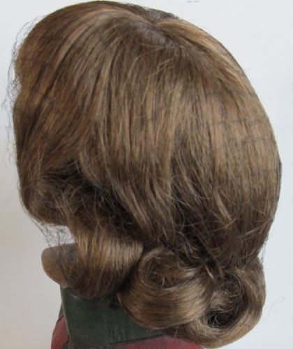 IMSCO Craft DOLL HAIR WIG Style M-550 Fits SIZE 10" Color #12 (Looks MED/DARK BROWN) Synthetic Fiber (Korea)