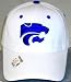 Kansas State Wildcats White One-Fit Hat