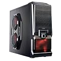 Lepa LPC301 PC Geh�use (micro ATX, 4x 5,25 extern, 6x 3,5 intern, eSATA, 3x USB 2.0) schwarz
