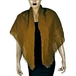 Handmade Scarf Cotton Accessory 40 x 40 inches