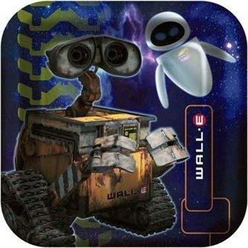 WALL-E Lunch Plates, 8ct