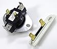 3387134 AND 3392519 DRYER CYCLING THERMOSTAT WITH INTERNAL BIAS HEATER OPENS AT 155F, CLOSES AT 130F & THERMAL FUSE for All Major Brand Dryers
