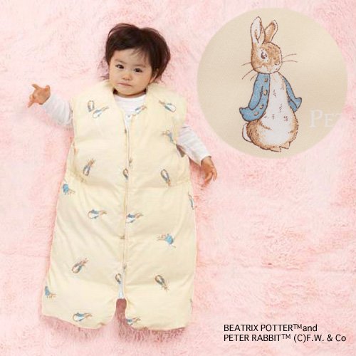 THE WORLD OF PETER RABBIT ダウンスリーパー クリーム