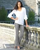 Stretch denim curvy jean