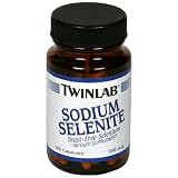 Twinlab Sodium Selenite, 250mcg, 100 Capsules (Pack of 4)