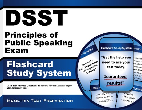 DSST Principles of Public Speaking Exam Flashcard Study System: DSST Test Practice Questions & Review for the Dantes Subject Standardized Tests (Cards)