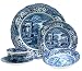 Spode Blue Italian Earthenware 5-Piece Dinnerware Place Setting With Cereal, Service for 1