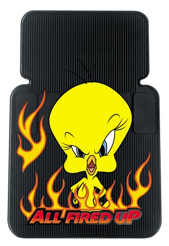 Tweety All Fired Up Universal-Fit Molded Front Floor Mats - Set of 2