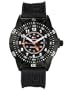 H3 Tactical Men's H3.312231.09 COMMANDER GMT Black Silicone Watch