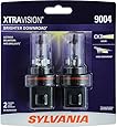 SYLVANIA 9004 XtraVision Halogen Headlight Bulb, (Pack of 2)