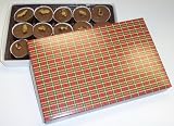 Scott's Cakes 1 lb. Milk Chocolate Walnut Cluster in a Christmas Plaid Box