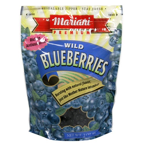 Mariani Wild Blueberries, 3-Ounce Units (Pack of 12) by Mariani