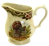 Churchill China Thanksgiving Full Color Turkey Creamer and Covered Sugar Set