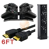 Controller Charger + High Speed HDMI Cable + Cooler for SONY PS3