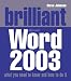 Book Brilliant Word 2003