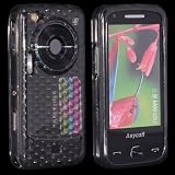MobiManĀ® - Translucent Smoke Gray Skin Gel Snap-on Case Cover for Samsung M8910 Pixon12 / Pixon 12 + Free Screen Protector