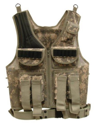 ARMY DIGITAL ACU U.T.G. UTG PAINTBALL TACTICAL SCENARIO POD ARMOR POUCH VEST/TIPPMANN 98 / A5 TIPPMAN