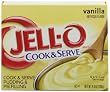 Jell-O Cook & Serve Pudding & Pie Filling, Vanilla, 4.6-Ounce Boxes (Pack of 24)