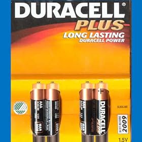 DURACELL MN2400 Batteries AAA 4Pack