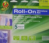 Duck 1162922 Roll-On 62-by-200-Inch Indoor 5-Window Premium Insulating Film Kit
