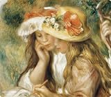 WOW!PAD 7.5" x 8.5" Masters Series Mouse Pad--Two Girls Drawing by Renoir ( 78MS81-004 )