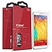 iCarez HD Clear Screen Protector for Galaxy Note 3, 3-Pack PET Film