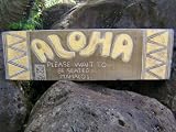 ALOHA, WAIT TO BE SEATED, MAHALO TIKI BAR SIGN - 39 - ISLAND DECOR