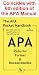 The APA Pocket Handbook: Rules for Format & Documentation [Conforms to 6th Edition APA]