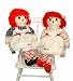 Handmade Raggedy Ann & Ann Dolls (Plaid & Check)