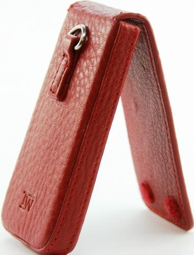 apple ipod nano 2nd generation-Leather Case for Apple Ipod Nano 2nd Generation- Red Images