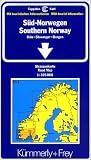  : K&uuml;mmerly & Frey Karten, S&uuml;d-Norwegen: (Norwegen, Blatt 1). Oslo - Stavanger - Bergen. Mit touristischen Informationen (Regional Maps - Norway)