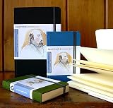 hand+book journal co. portrait drawing and sketching book 5.5x3.5 inch- cadmium green cover