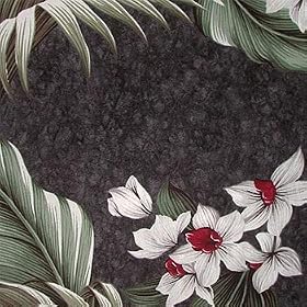 Wild Orchid Hawaiian Aloha Sarong Dress