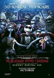 The Nightmare Before Christmas - 3D 2006 Release Movie Poster (Size: 27'' x 39'')