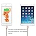 Bestfy 3Pack 3FT 6FT 10FT 3IN1 Extra Long Nylon Braided 8Pin to USB Charging Cable Cord with Aluminum Heads for iPhone 6/6s/6 Plus/5/5c/5s, iPad 4 Mini Air iPod Nano 7 iPod Touch 5 (Golden)