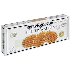 Jules Destrooper Butter Waffles, 3.52-Ounce Boxes (Pack of 12)