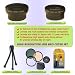 BLACK PRO LENS &amp; FILTER SET FOR MINOLTA DIMAGE Z3 Z5 Z6
