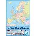 Poster Political map of europe - Gr��e 61 x 91,5 cm - Maxiposter