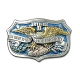 The Right to Keep and Bear Arms Pewter Belt Buckle