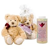 California Baby Teddy Tote - I Love You 2 piece