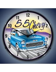Automotive Parts and Accessories: 1955 Chevy Backlit Clock - CSC