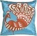 Pillow Decor - Proud Peacock Turquoise Decorative Throw Pillow