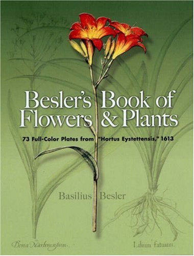 Childrens Toyshop  Books : Besler's Book of Flowers and Plants: 73 Full-Color Plates from ""Hortus Eystettensis"", 1613 (Dover Pictorial Archives): 73 Full-Color Plates from "Hortus Eystettensis", 1613