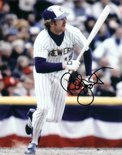 Robin Yount Autographed Milwaukee Brewers 8x10 Photo